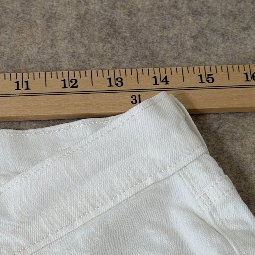 Levi’s 505 Straight Leg White Jeans Women’s Size 6 Classic Denim - Picture 5 of 16